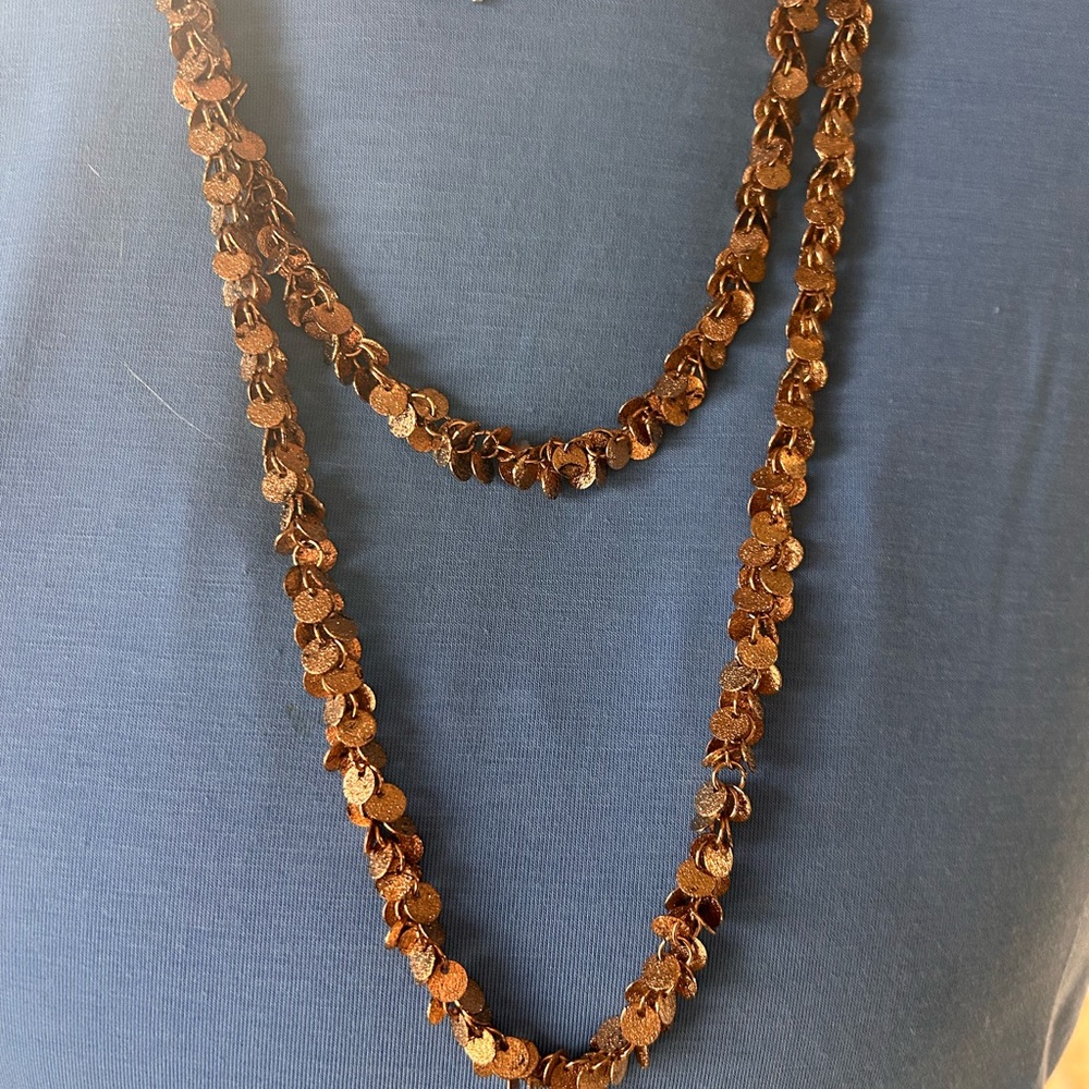 Soft Surroundings Gold Beautiful Necklace